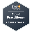 Amazon Web Services Cloud Practitioner Certification Badge